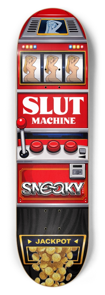 Slut Machine 8.75 8-3/4 Inch Skateboard