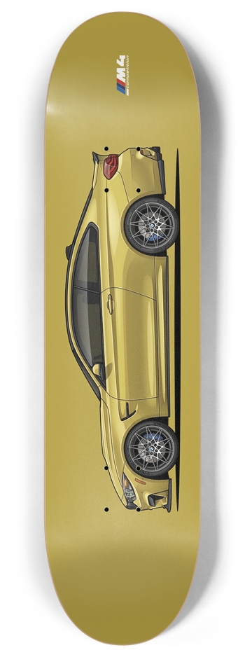 Austin Yellow F82 M4C 8 Inch Skateboard Deck