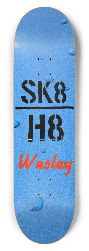 Rain on Wesley’s Paint 8-3/4 Inch Skateboard