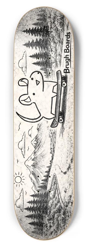 Brugh Boards-Mountain Mouse 8-3/4 Inch Skateboard