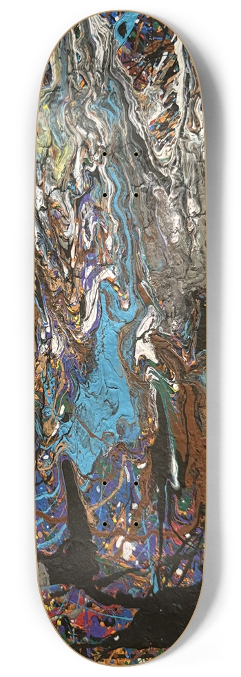 The Mess by E. Solorzano  9 Inch Skateboard