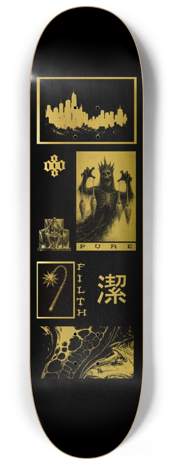 Gilded Collapse  8-1/4 Skateboard Deck