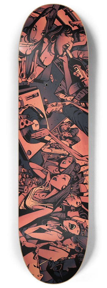 PARTY PAN tv 8-1/4 Skateboard Deck