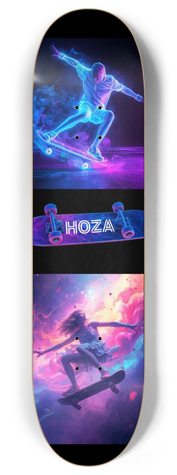 "Cosmic Shred" HOZA Board 8 Inch Skateboard Deck