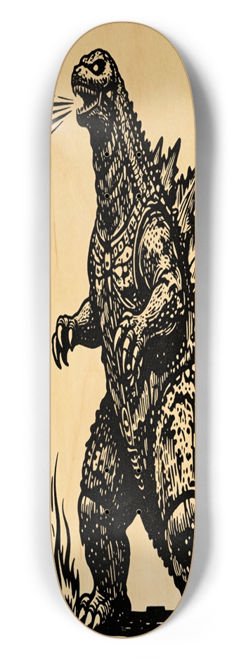 VILLAIN 1954 GODZILLA LINOCUT TRAP DECK RARE