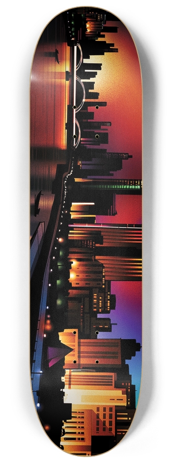 WHITE SWAN 8-1/4 Skateboard Deck