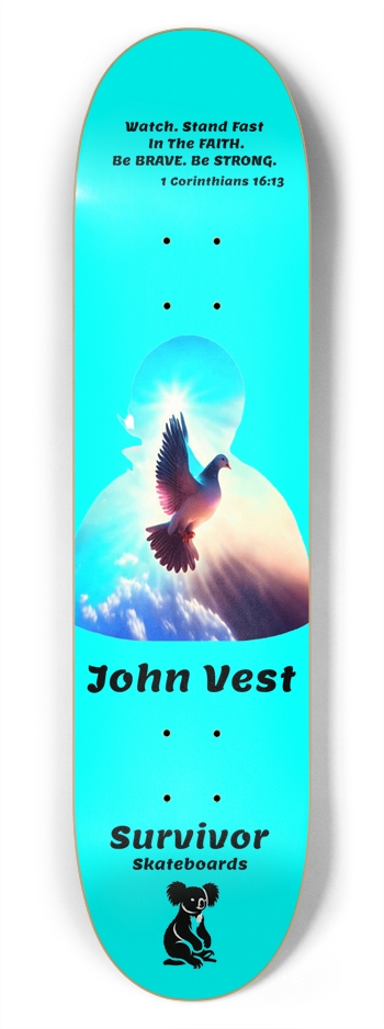 John Vest Pro Spring 2026 7-3/4 Skateboard Deck
