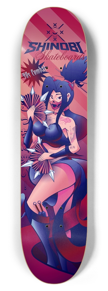 90s Combat - 7.87 Inch 7-7/8 Skateboard Deck