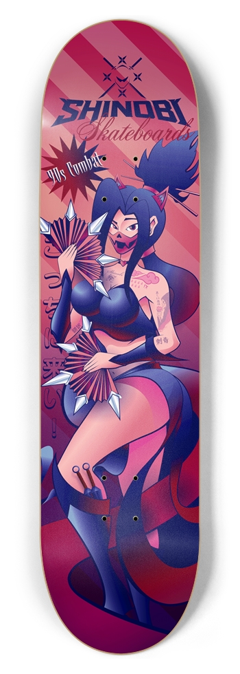 90s Combat - 8.5 Inch 8-1/2 Skateboard Deck