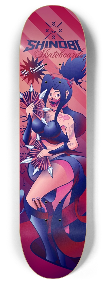 90s Combat - 8 Inch 8 Inch Skateboard Deck