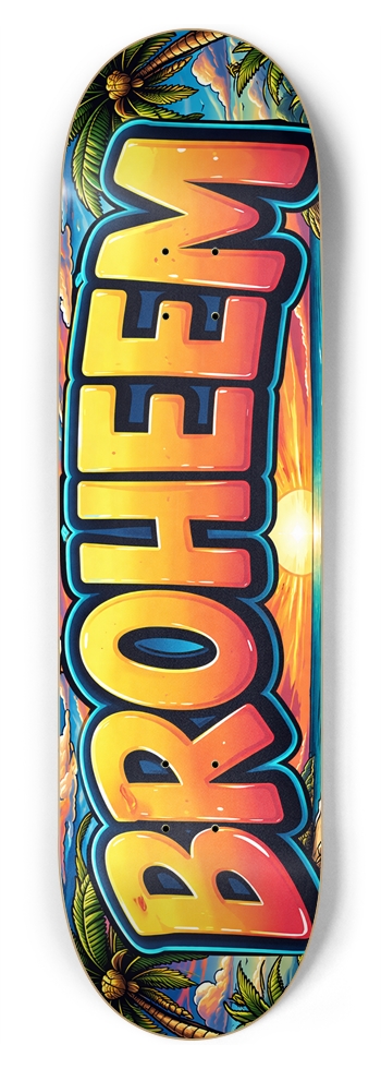 Broheem by Brugh Boards 8-3/4 Inch Skateboard