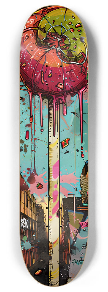 Lollipopped 8 Inch Skateboard Deck