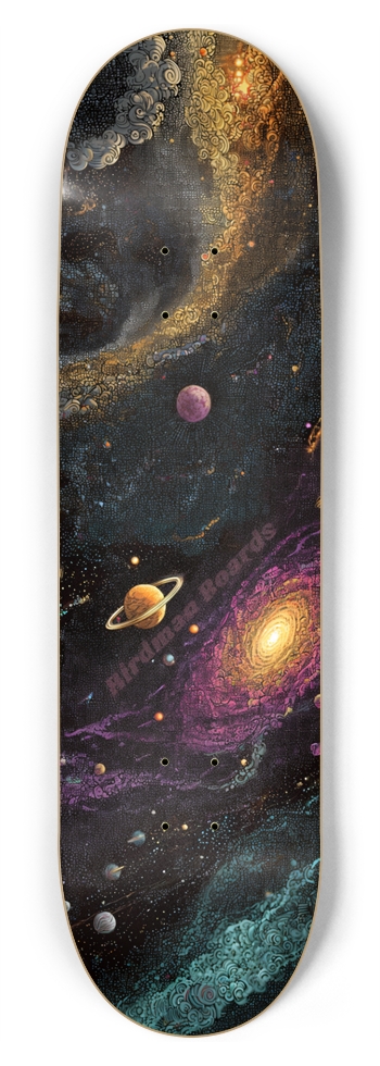 Heavenly Galaxy 8-3/4 Inch Skateboard