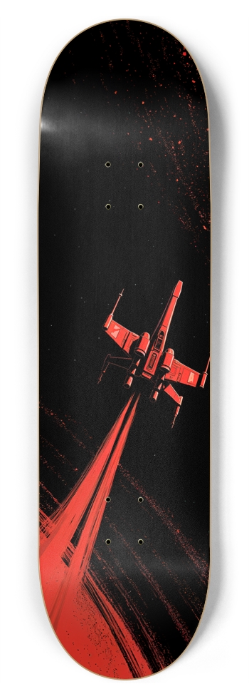 Quad Wing 8-3/4 Inch Skateboard