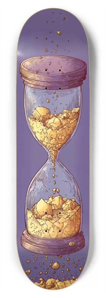 Broken Time 8-3/4 Inch Skateboard