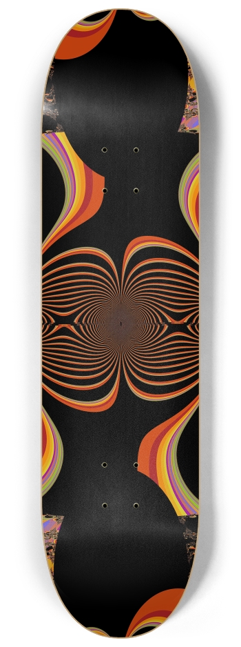 Fractal #1836 #2 8-1/4 Skateboard Deck
