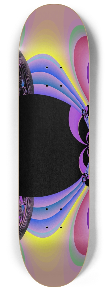 Fractal #1841 #3 8-1/4 Skateboard Deck