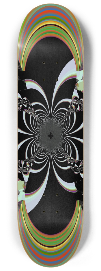 Fractal #1839 #2 8-1/4 Skateboard Deck