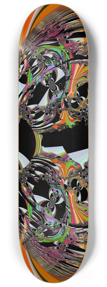 Fractal #1839 #3 8-1/4 Skateboard Deck