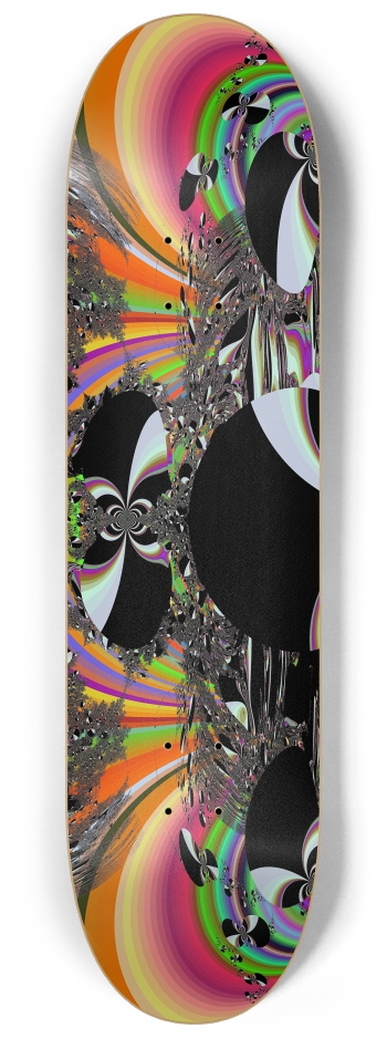 Fractal #1838 #1 8-1/4 Skateboard Deck