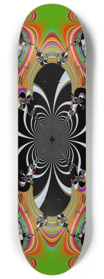 Fractal #1838 #2 8-1/4 Skateboard Deck