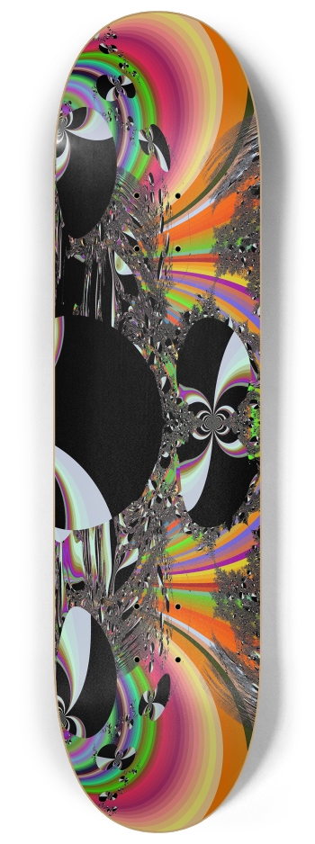 Fractal #1838 #3 8-1/4 Skateboard Deck