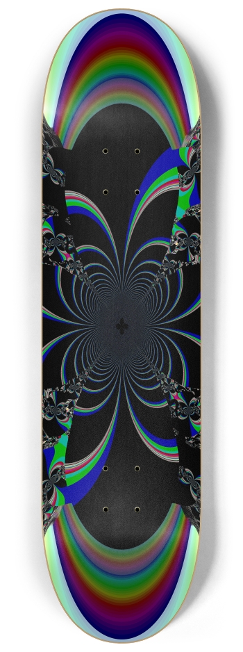 Fractal #1813 #2 8-1/4 Skateboard Deck