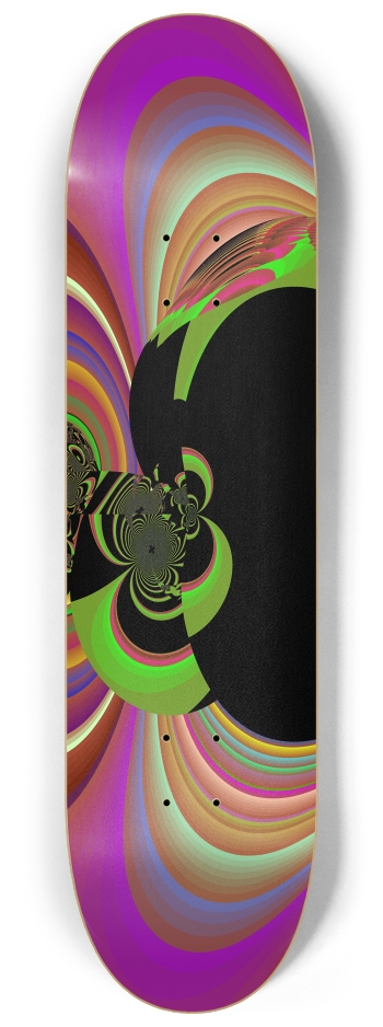 Fractal #1845 #2 8-1/4 Skateboard Deck