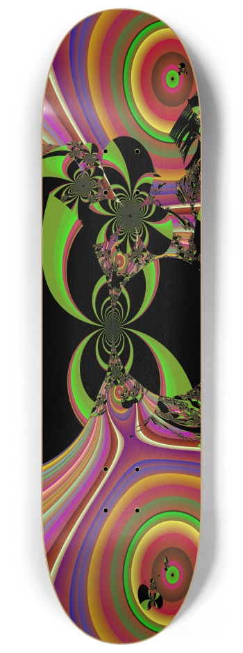 Fractal #1845 #3 8-1/4 Skateboard Deck