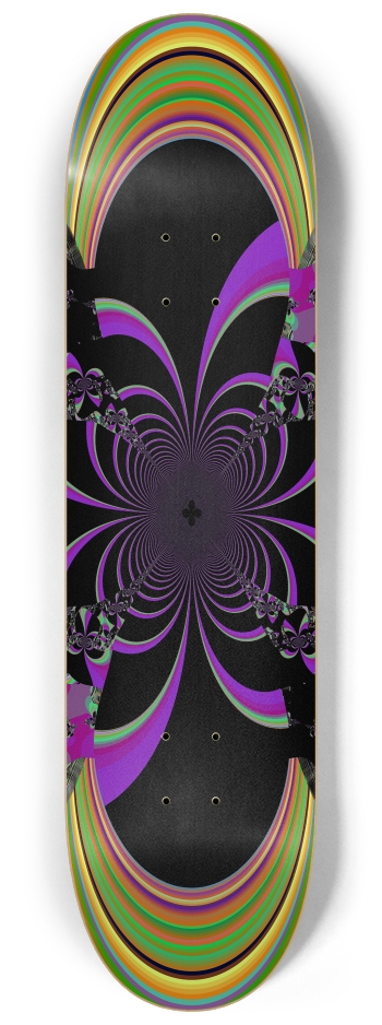Fractal #1840 #2 8-1/4 Skateboard Deck