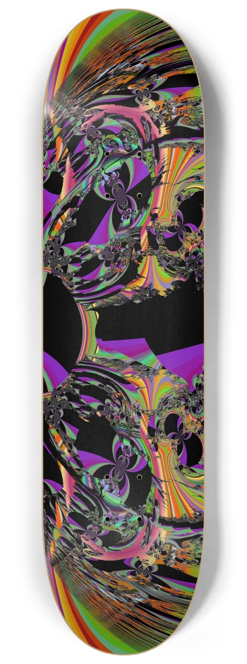 Fractal #1840 #3 8-1/4 Skateboard Deck