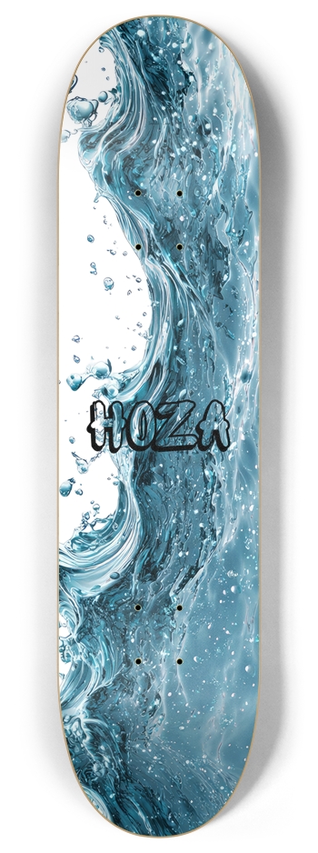 "WAVES" - HOZA Board 8 Inch Skateboard Deck