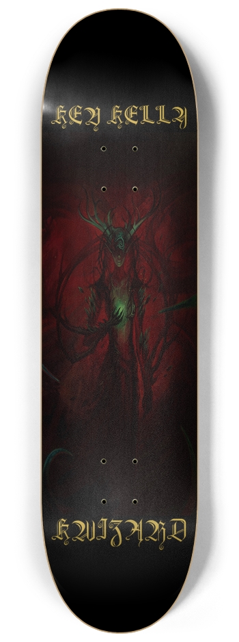 KEV KELLY PRO STREET GOLD 8-1/4 Skateboard Deck