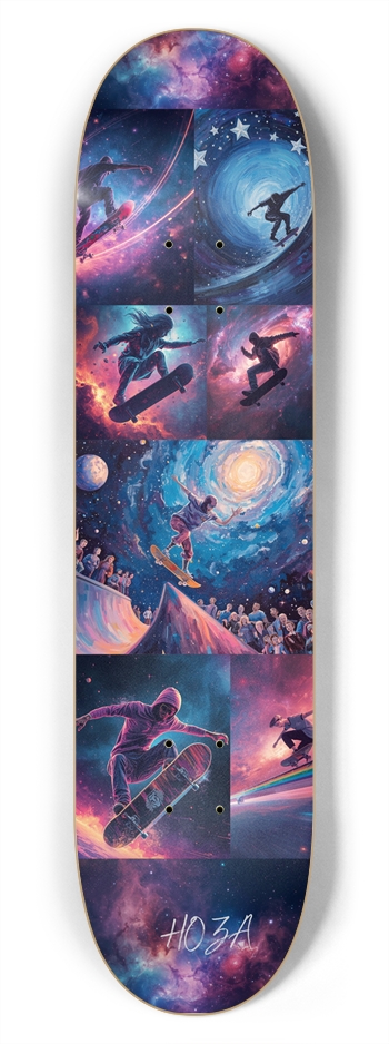 “Shred The Universe” HOZA Board 7-3/4 Skateboard Deck
