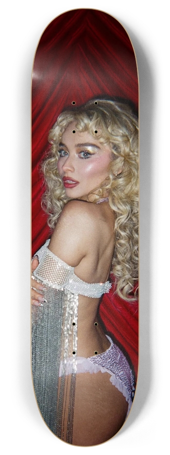 Sabrina Carpenter Curls 8 Inch Skateboard Deck