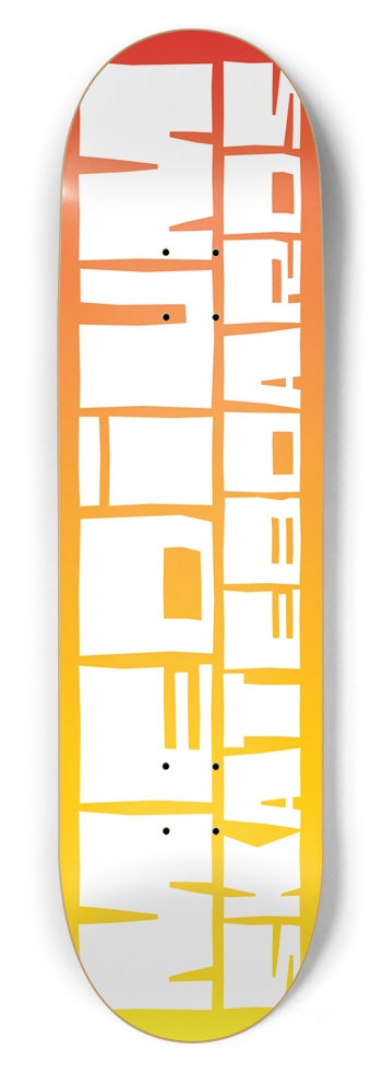 MDM Team Text 8-3/4 Inch Skateboard