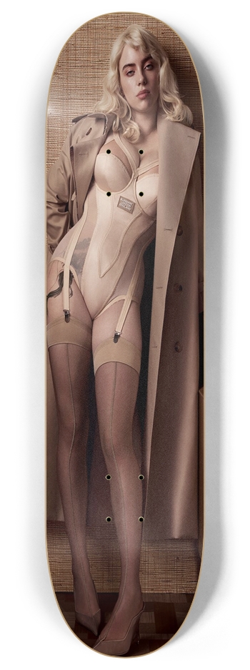 Billie Eilish Tall 8 Inch Skateboard Deck