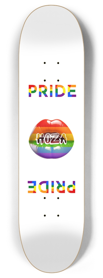 "PRIDE LIPS" HOZA Board 8 Inch Skateboard Deck