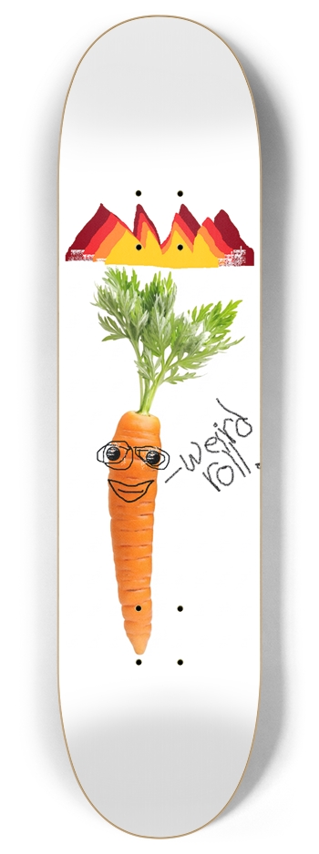 weird droll 8 Inch Skateboard Deck