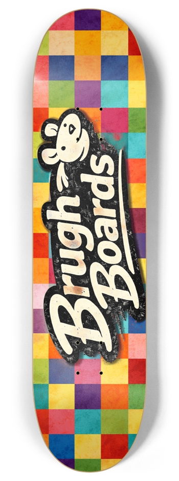 Color Chek-Brugh Boards 8 Inch Skateboard Deck