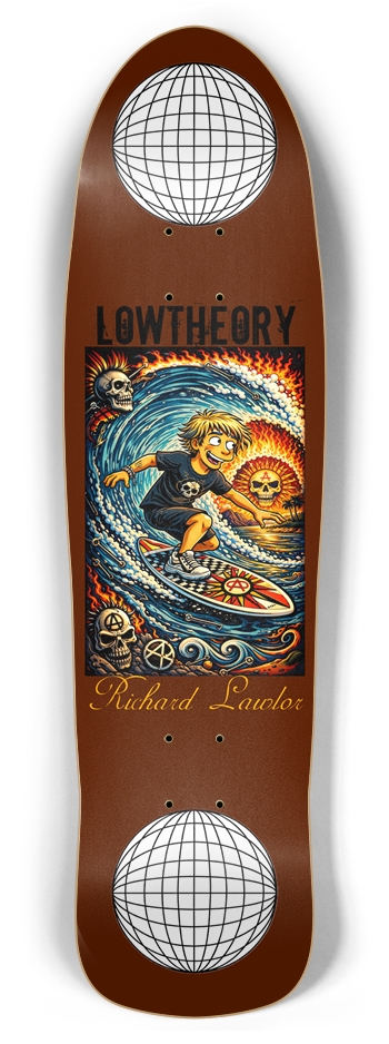 Lawlor x LowTheory shaped board Retro Rocket