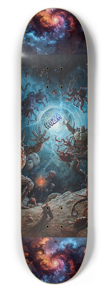 “Galactic Battle” - HOZA Board 7-3/4 Skateboard Deck