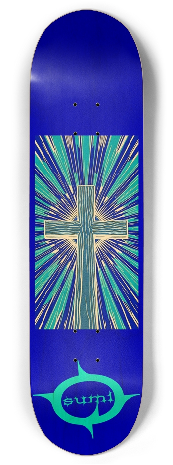 sum1sk8boards cross twin tail 8.375 skateboard