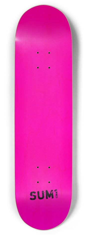 sum1sk8boards natural pink blank twin tail 8.375 skateboard Twin Tail 8.375