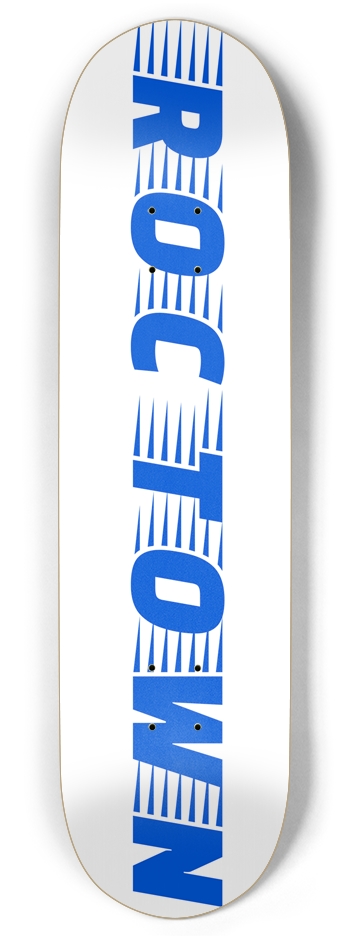 Roc Town “Fast White/Blue” Twin Tail 8.375