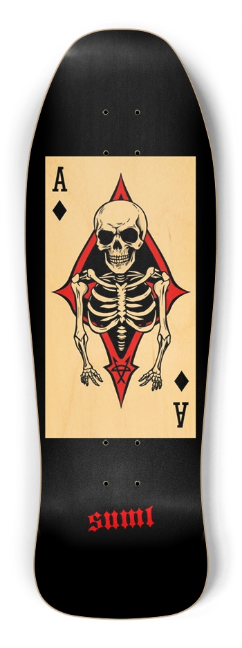 sum1sk8boards anarchy ace old school shape skateboard Shredder Shape