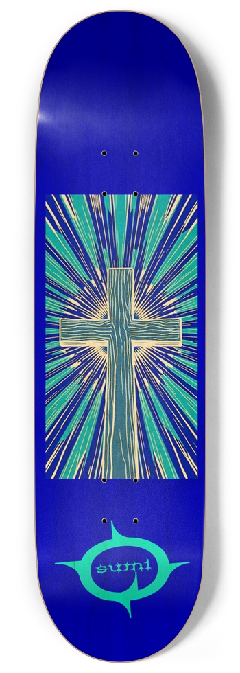 sum1sk8boards cross 9" popsicle skateboard