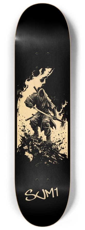 sum1sk8boards samurai 8.25 popsicle skateboard