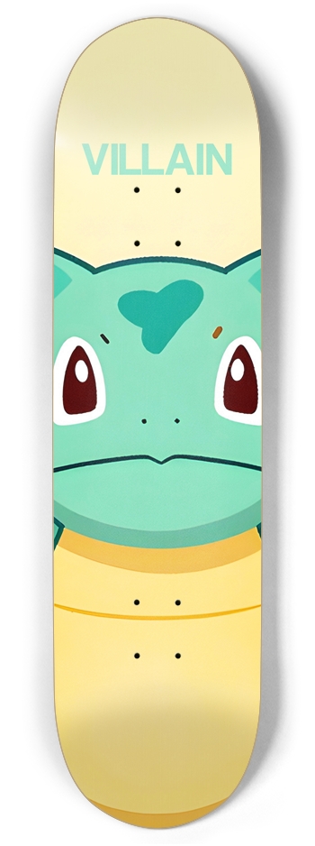 VILLAIN BULBASAUR HAND DRAWN DECK 01 Twin Tail 8.375