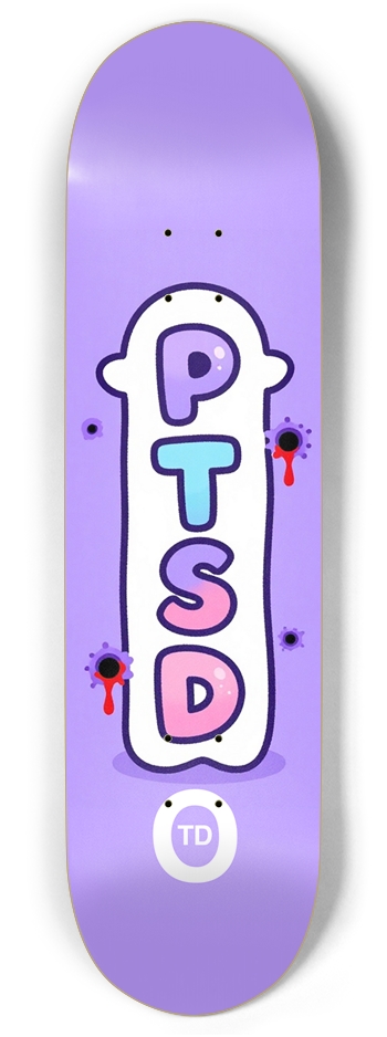 PTSD TRICKY DICKY TRAP DECK 01 Twin Tail 8.375